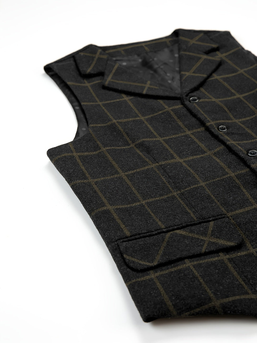Amarae | Checkered Wool Vest