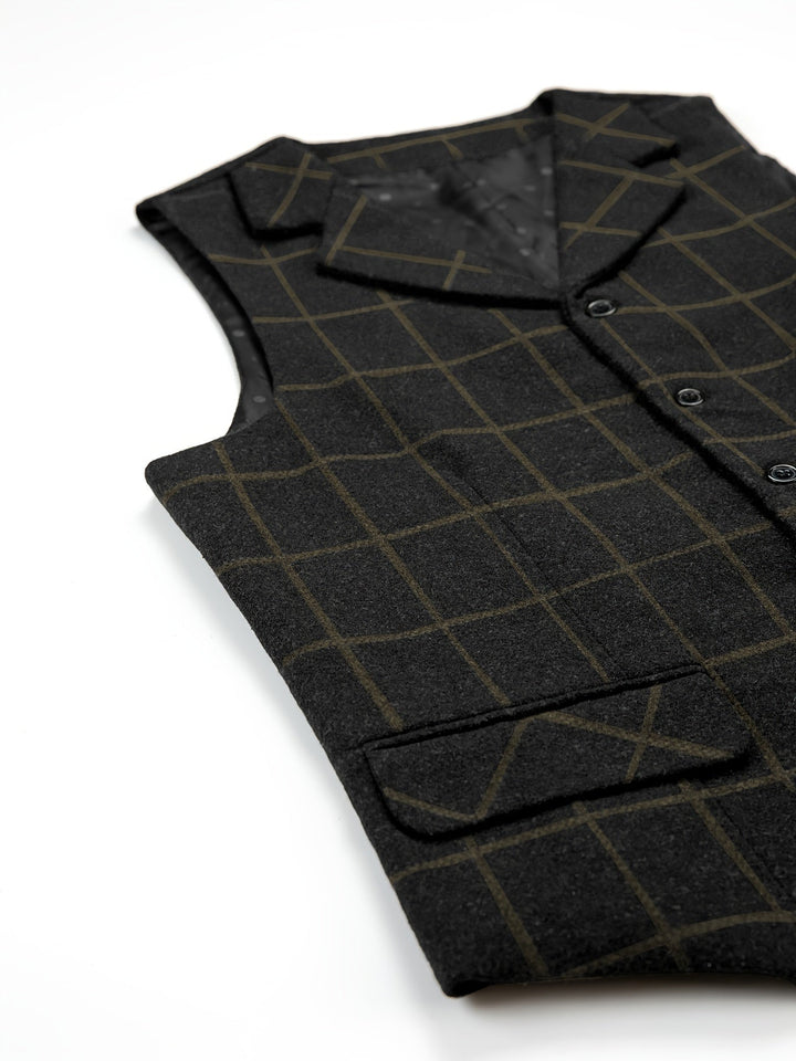 Amarae | Checkered Wool Vest