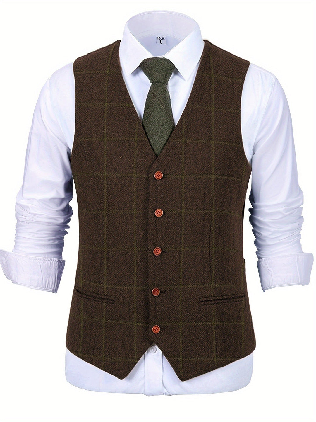 Amarae | Checkered Wool Vest