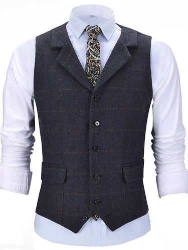 Amarae | Checkered Wool Vest
