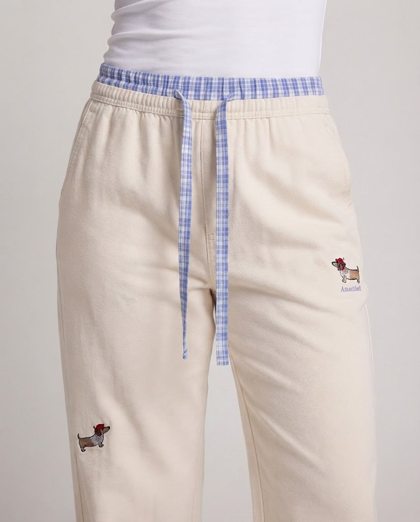 Women Comfortable and Loose Cotton Pants Amarae