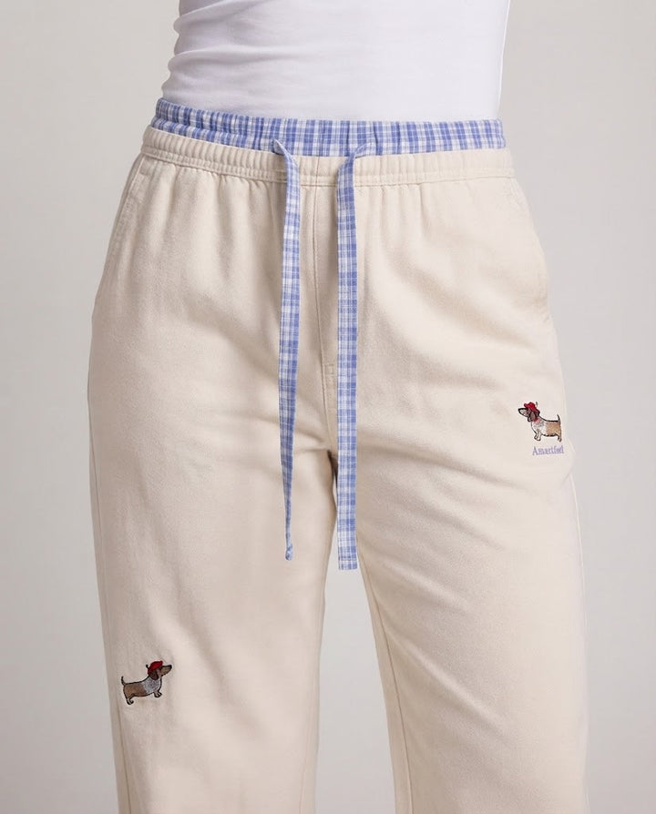 Women Comfortable and Loose Cotton Pants Amarae
