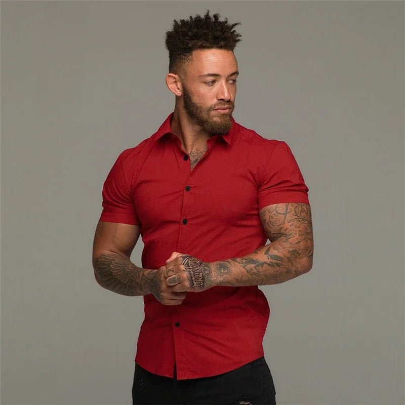 Amarae | Black Lightweight Business Shirt for Men