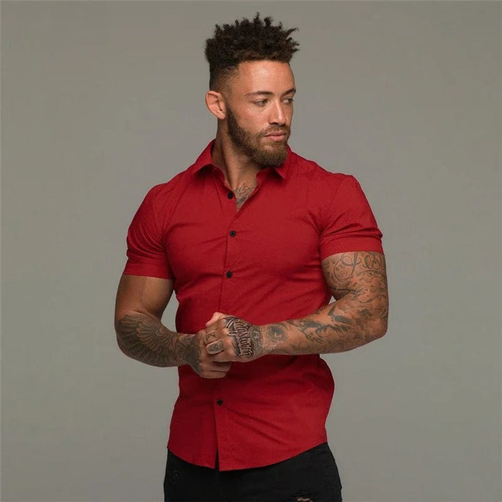 Amarae | Black Lightweight Business Men's Shirt