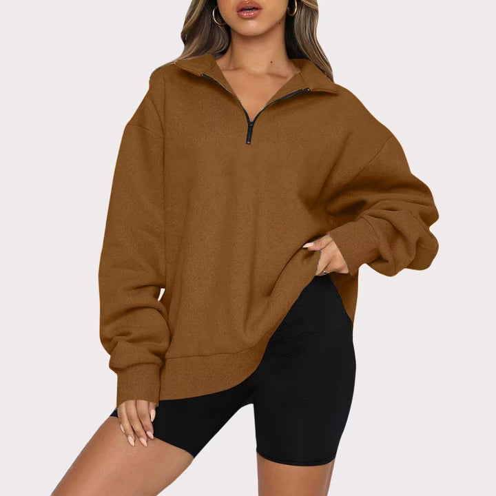 Lune London | Sweatshirt with collar for women
