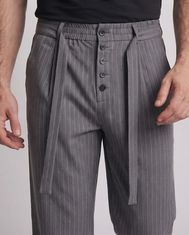 Men's Stylish Wide Fabric Trousers Amarae