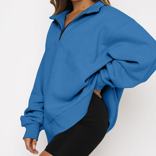 Amarae | Sweatshirt with collar for women