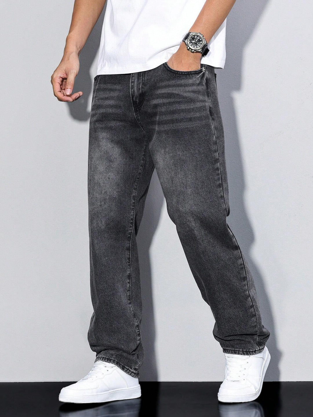 Lune London | Men's jeans Daan in a single color - Versatile casual for all occasions