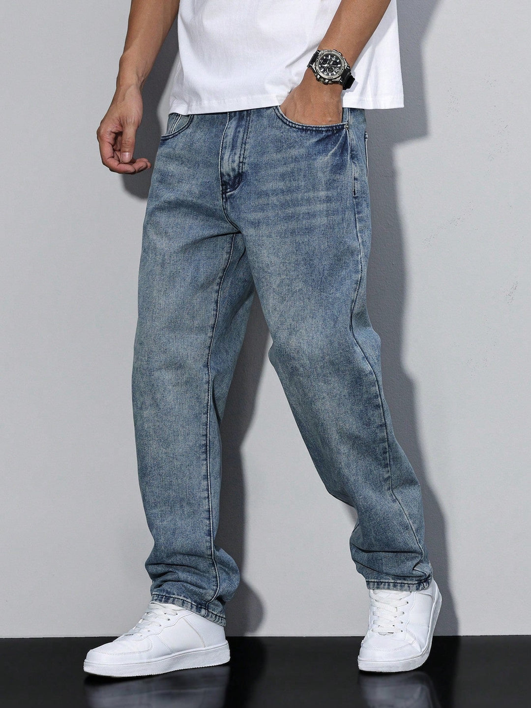 Lune London | Men's jeans Daan in a single color - Versatile casual for all occasions