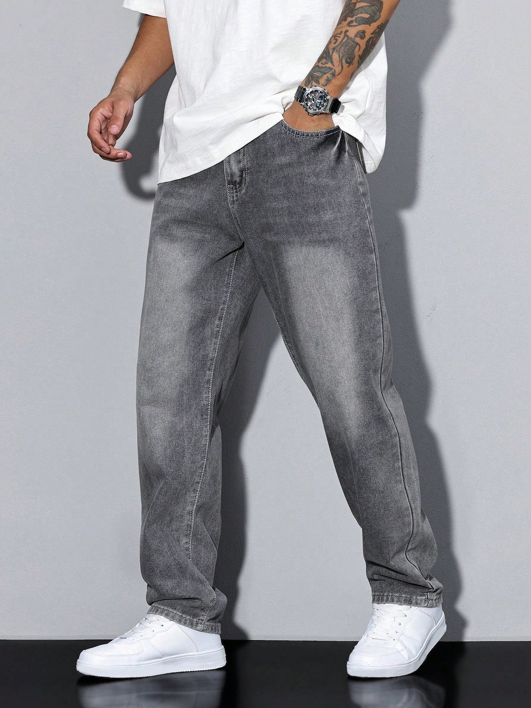 Lune London | Men's jeans Daan in a single color - Versatile casual for all occasions