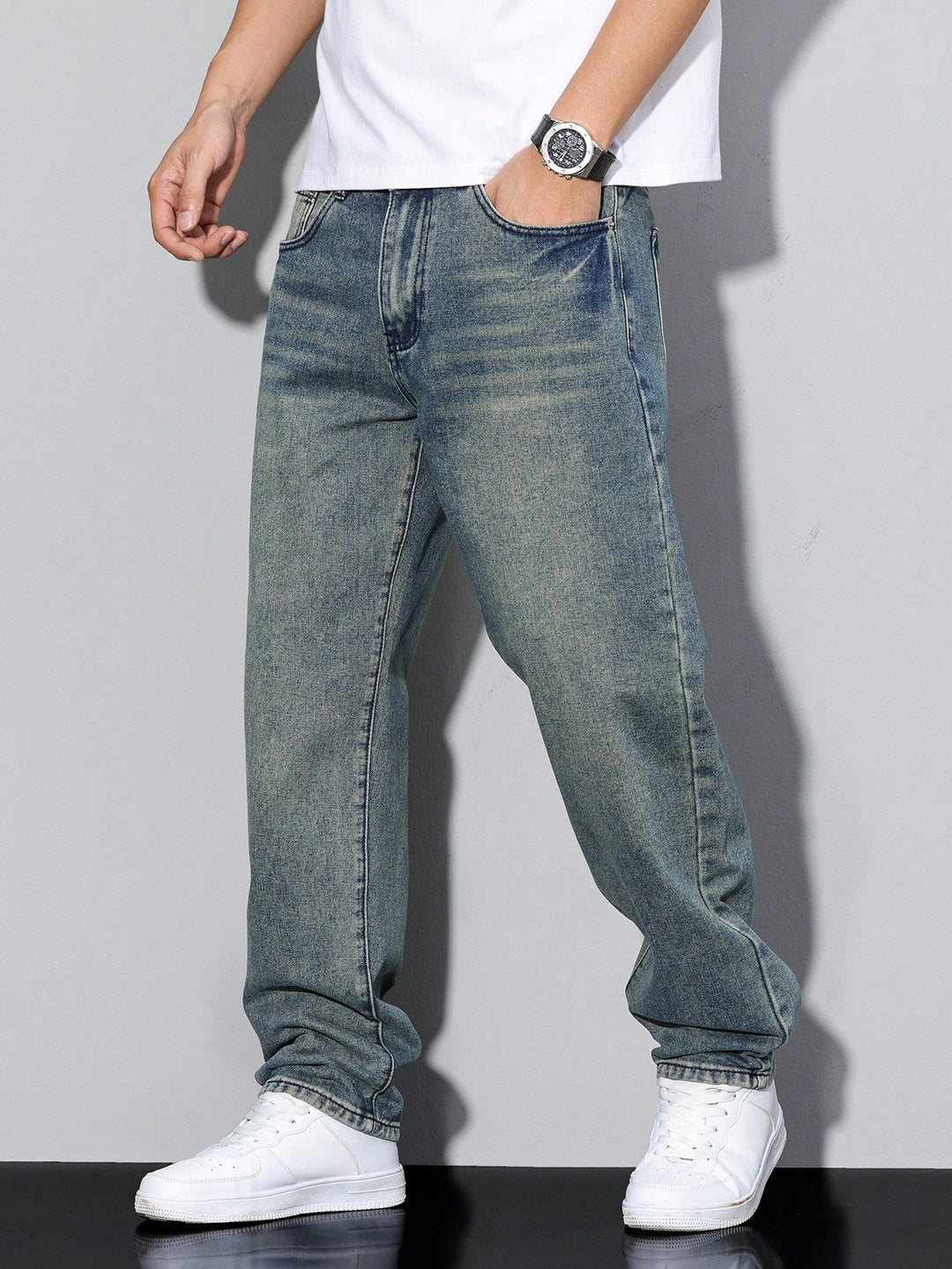 Lune London | Men's jeans Daan in a single color - Versatile casual for all occasions