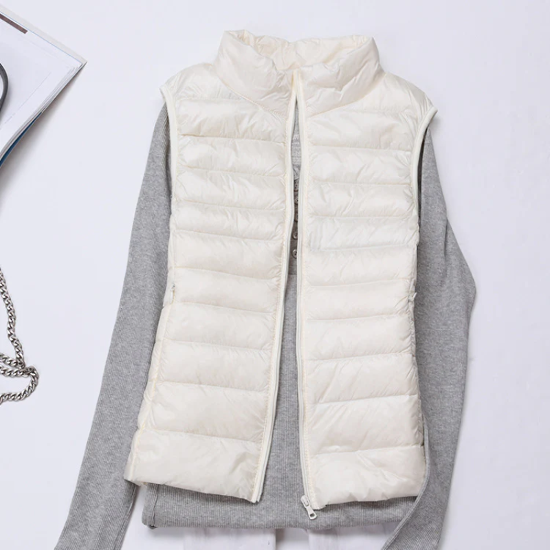 Lune London | Women's Light Quilted Jacket Sleeveless Vest