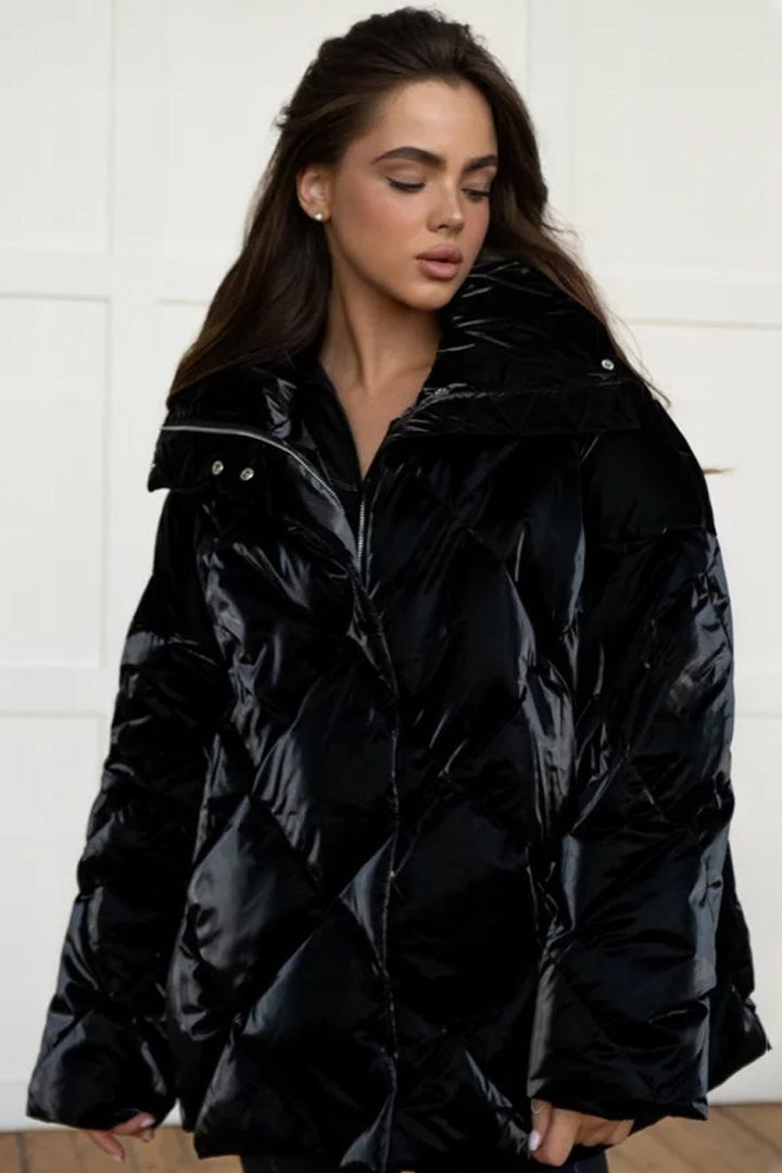 Amarae | Fit quilted cotton jacket