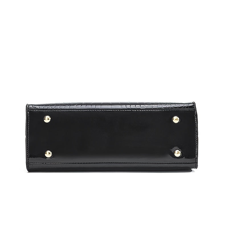 Amarae | Handbag Made Of Shiny Crocodile