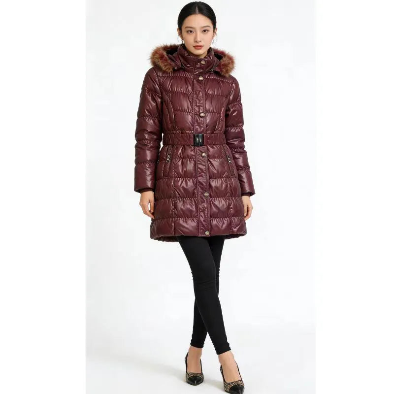 Lune London | Warm, Shiny Jacket with Hood