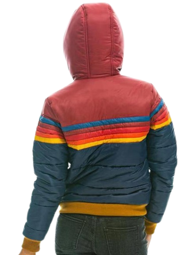 Amarae | Retro striped hoodie
