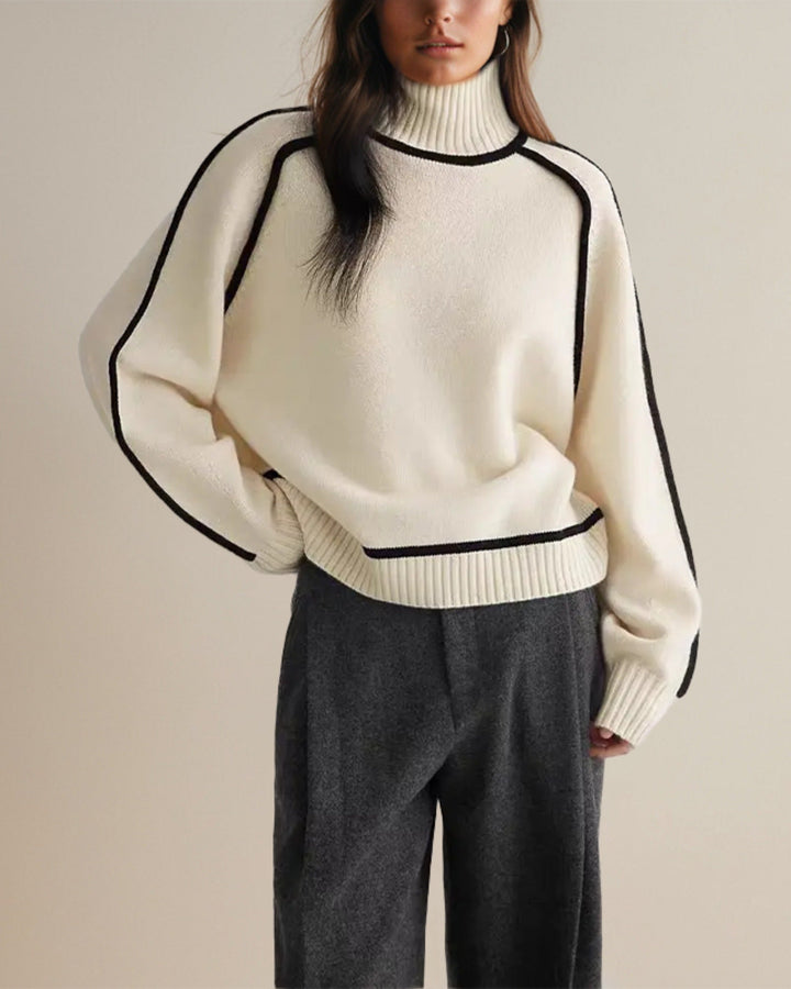 Lune London | Turtleneck Sweater - Modern oversized knit sweater for autumn and winter