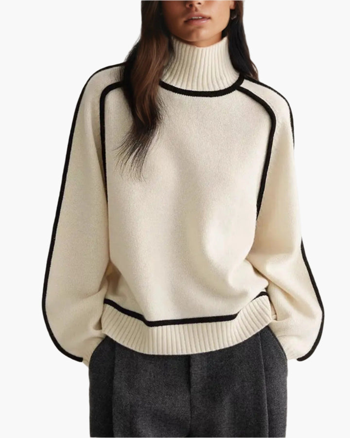 Lune London | Turtleneck Sweater - Modern oversized knit sweater for autumn and winter