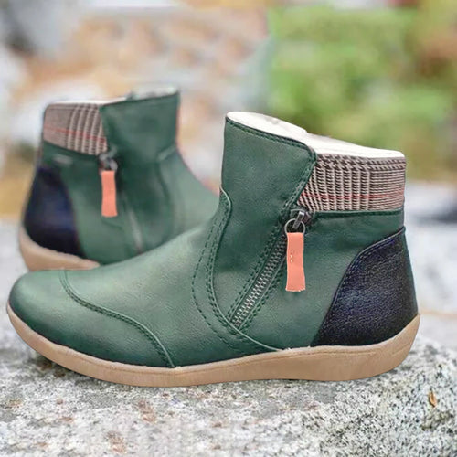 Chic Und Stil | Waterproof Orthopedic Leather Boots