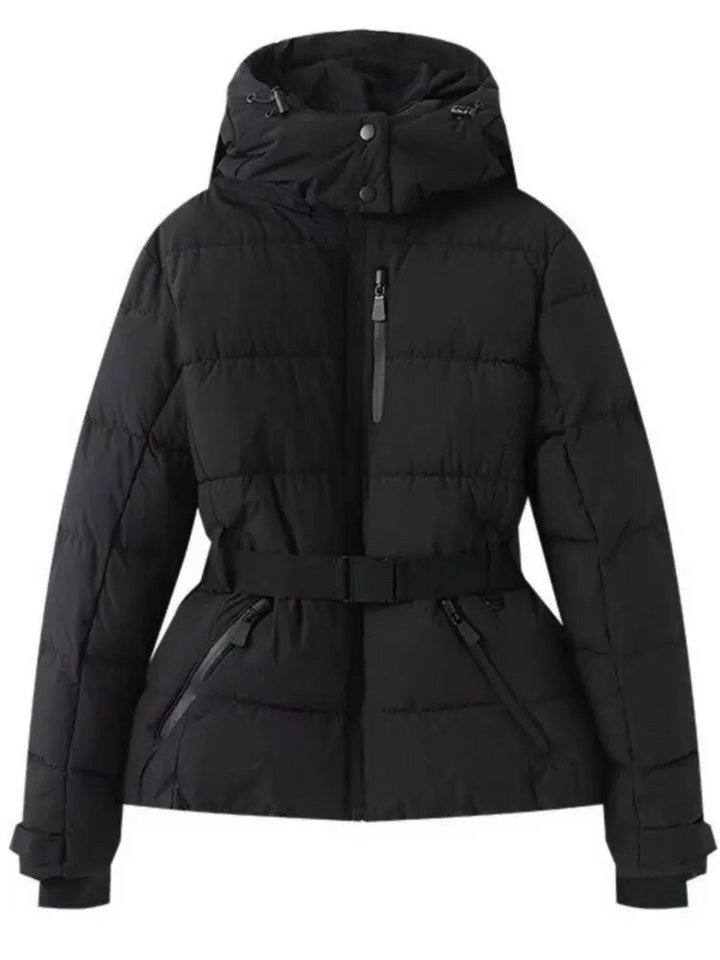 Lune London | Ski Jacket Quilted Puffer Waterproof with Belt and Hood