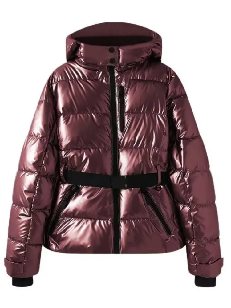 Lune London | Ski Jacket Quilted Puffer Waterproof with Belt and Hood