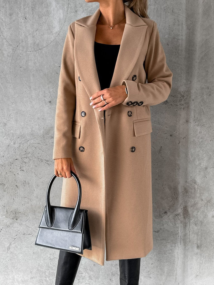 Amarae | Coat - Double-breasted Wool Blend - Classic Cut - Tailored Fit