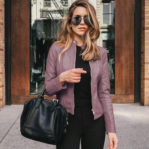 Amarae | jacket with standing collar