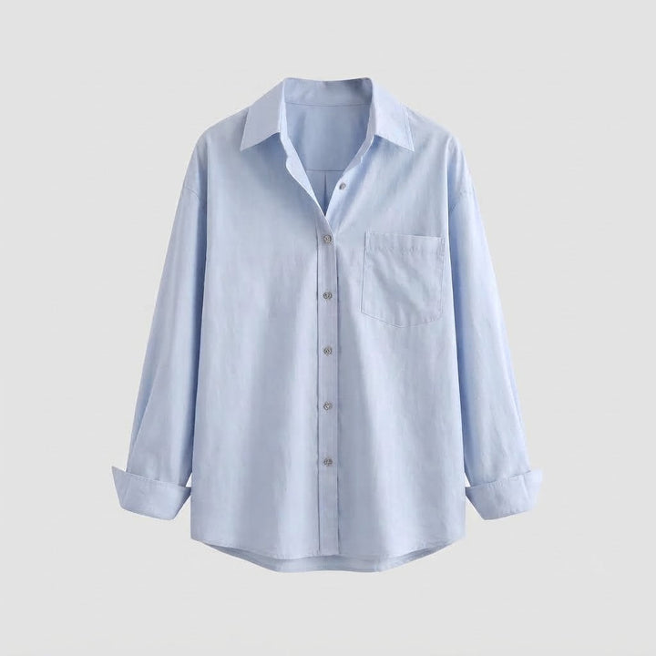 Women Loose Shirt with Boxy Oversized Silhouette and Soft Cotton Blend Amarae