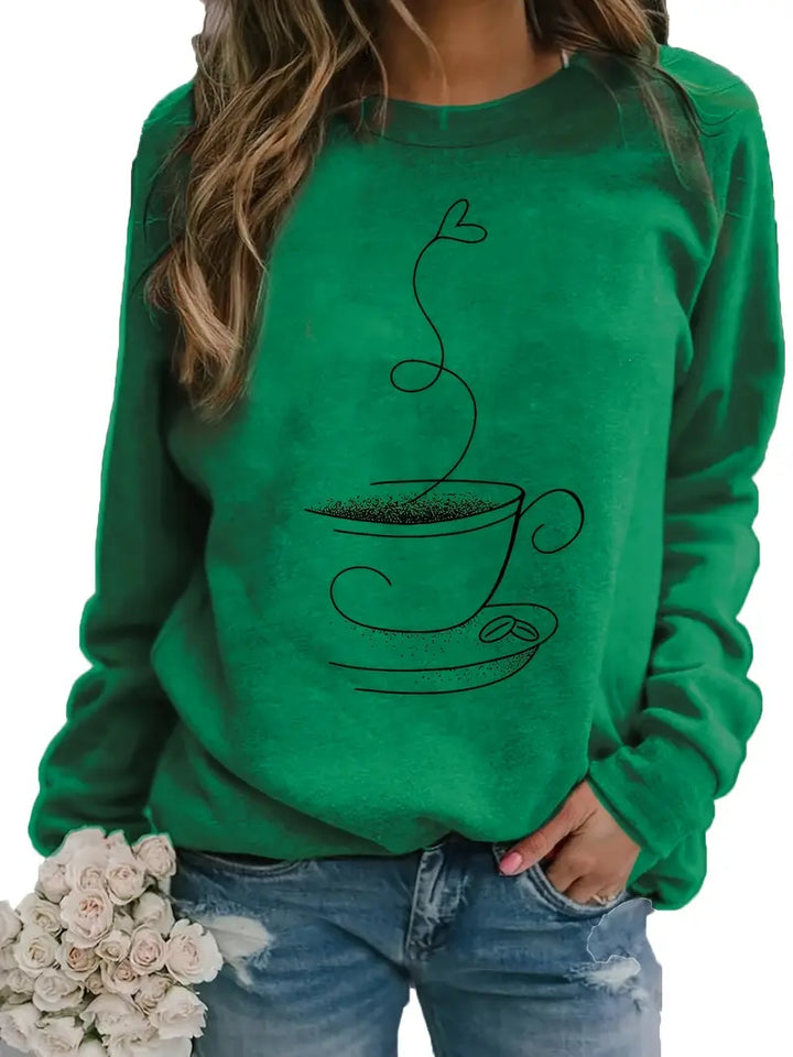 Lune London | Cozy Coffee Graphic Sweatshirt