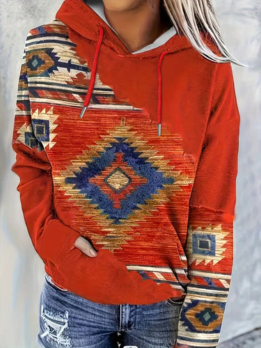 Amarae | Casual sweater with long sleeves and a hood