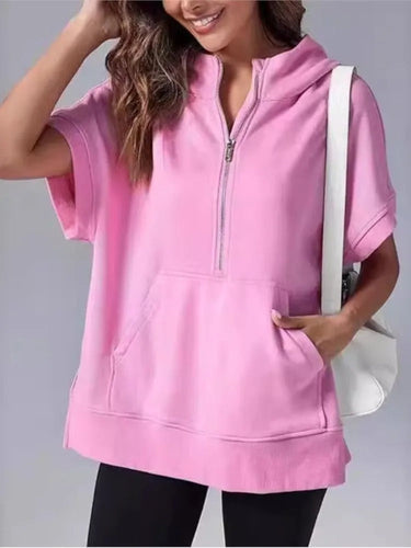 Amarae | Casual Short Sleeve Hoodie