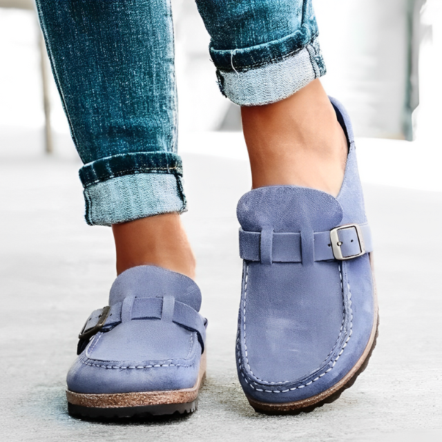 Amarae | Comfortable Slipper with Buckle Closure