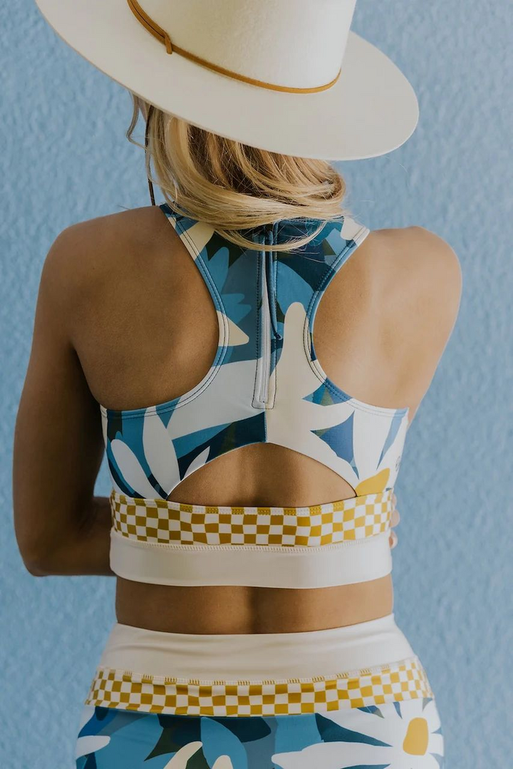 Lune London | Floral Racerback Advantageous Bikini Set