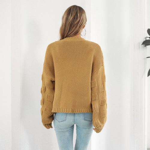Amarae | Cardigan with Puff Sleeves