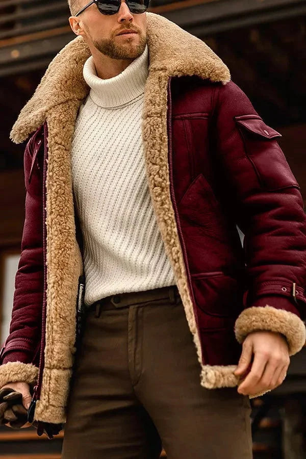 Amarae | Men's Camel Stylish Flying Jacket