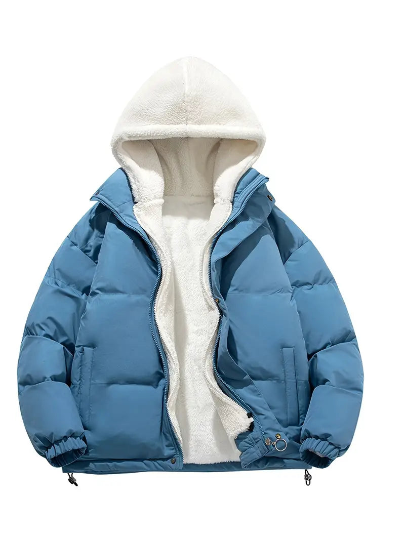 Amarae | Winter fleece jacket with hood - Stylish and warm for winter