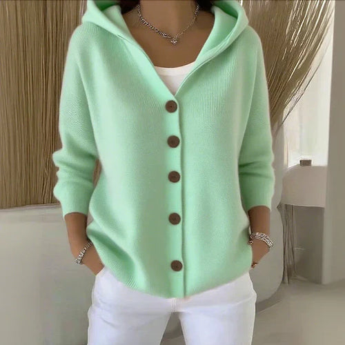 Amarae | Hoodie-Cardigan with Buttons