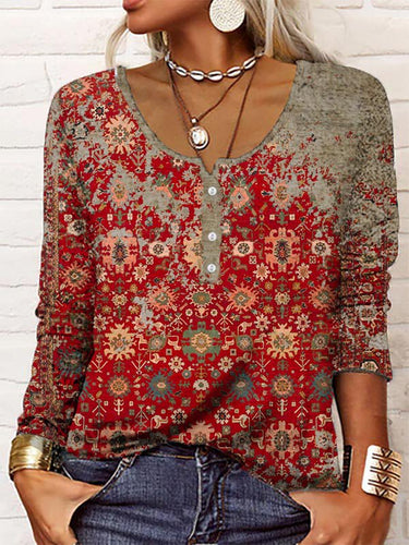 Amarae | Elegant Pullover with Aztec Pattern