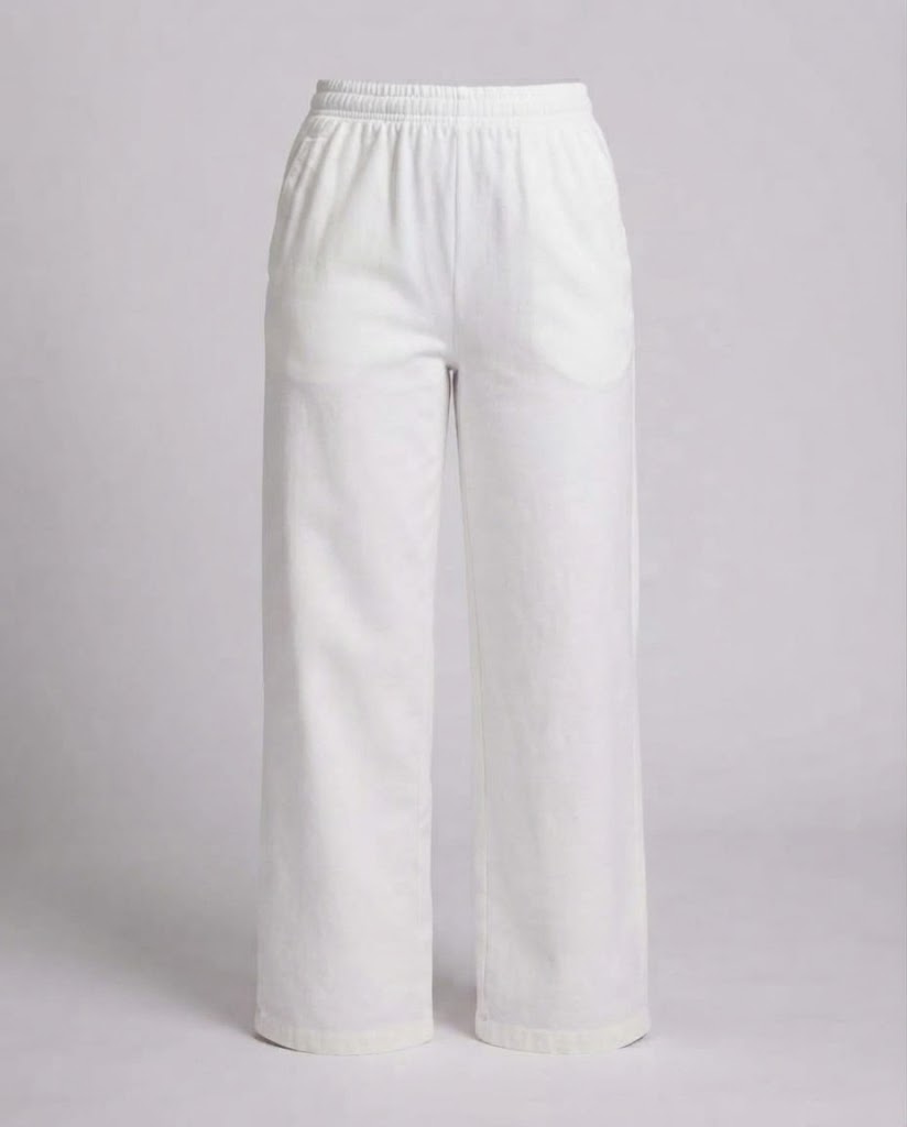 Women's loosely cut lounge pants with high elastic waistband and side pockets Amarae