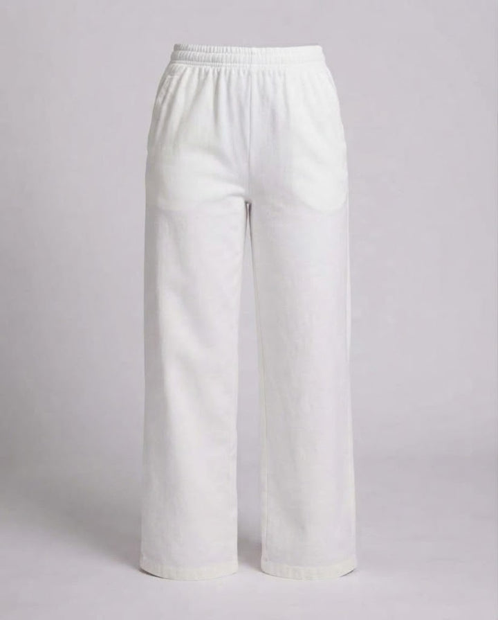 Women's loosely cut lounge pants with high elastic waistband and side pockets Amarae