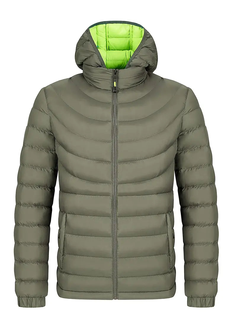 Lune London | Men's jacket lined with high collar for autumn and winter