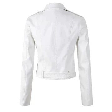 Chic Und Stil | Elegant Premium Leather Jacket for Women Luxury and Style