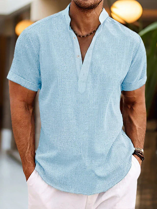 Lune London | High-quality, Comfortable Men's Polo Shirt with V-neck