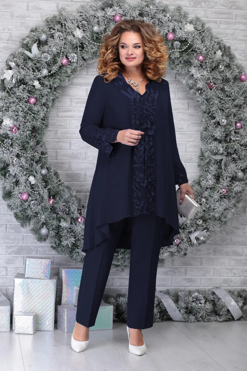 Lune London | 3 Piece Women's Suit Set Plus Size Stylish Comfort for Special Occasions