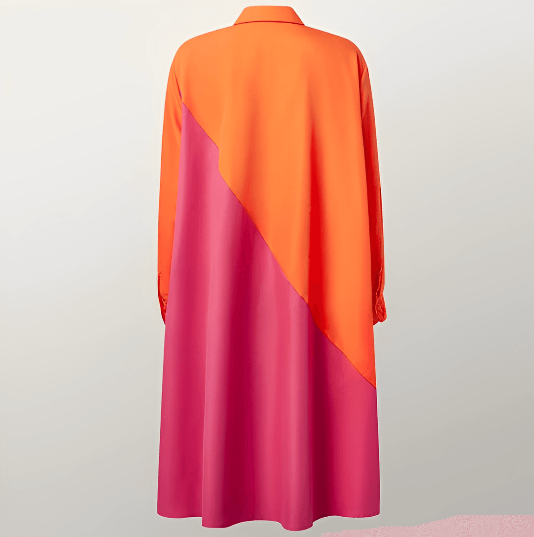 Lune London | Blouse with turned-down collar and three-quarter sleeves