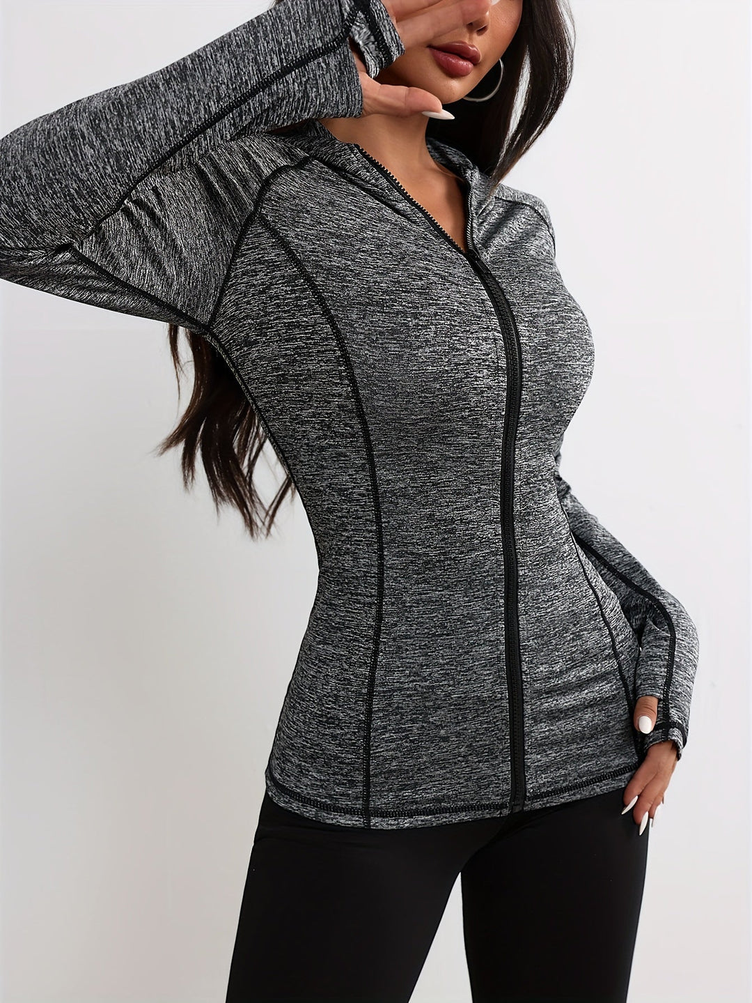 Lune London | Sports jacket with hood and stripe detail