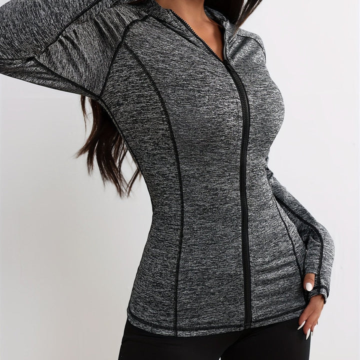 Lune London | Sports jacket with hood and stripe detail