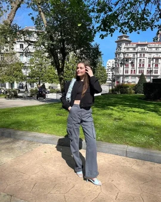 Lune London | Adjustable straight cut cargo pants
