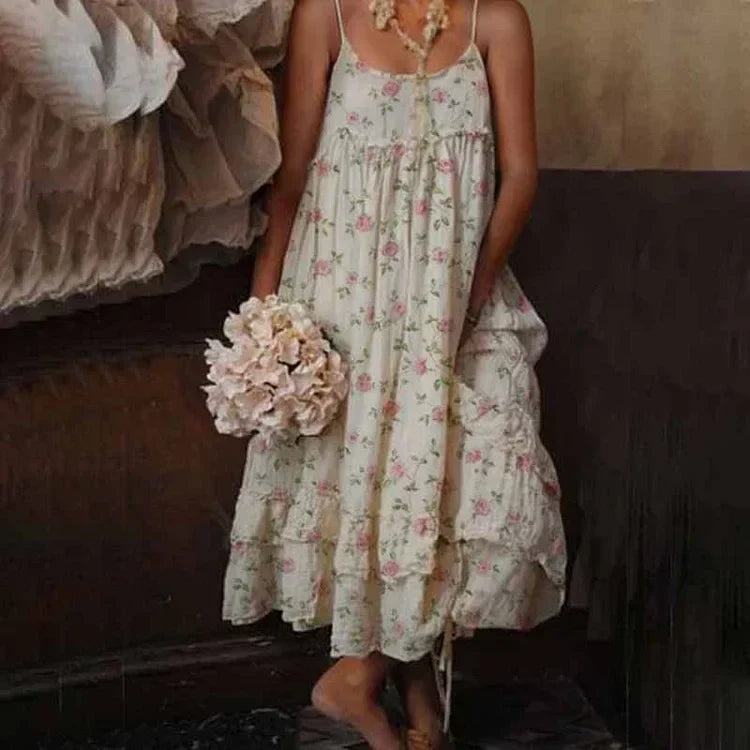 Lune London | Floral Linen Dress