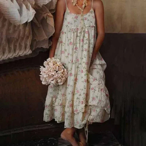 Amarae | Floral Linen Dress